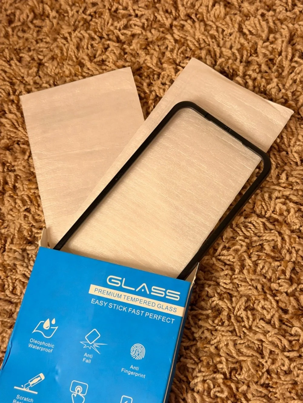 Tempered Glass Full-Glue Screen Protector - Black for iPhone 17 Air